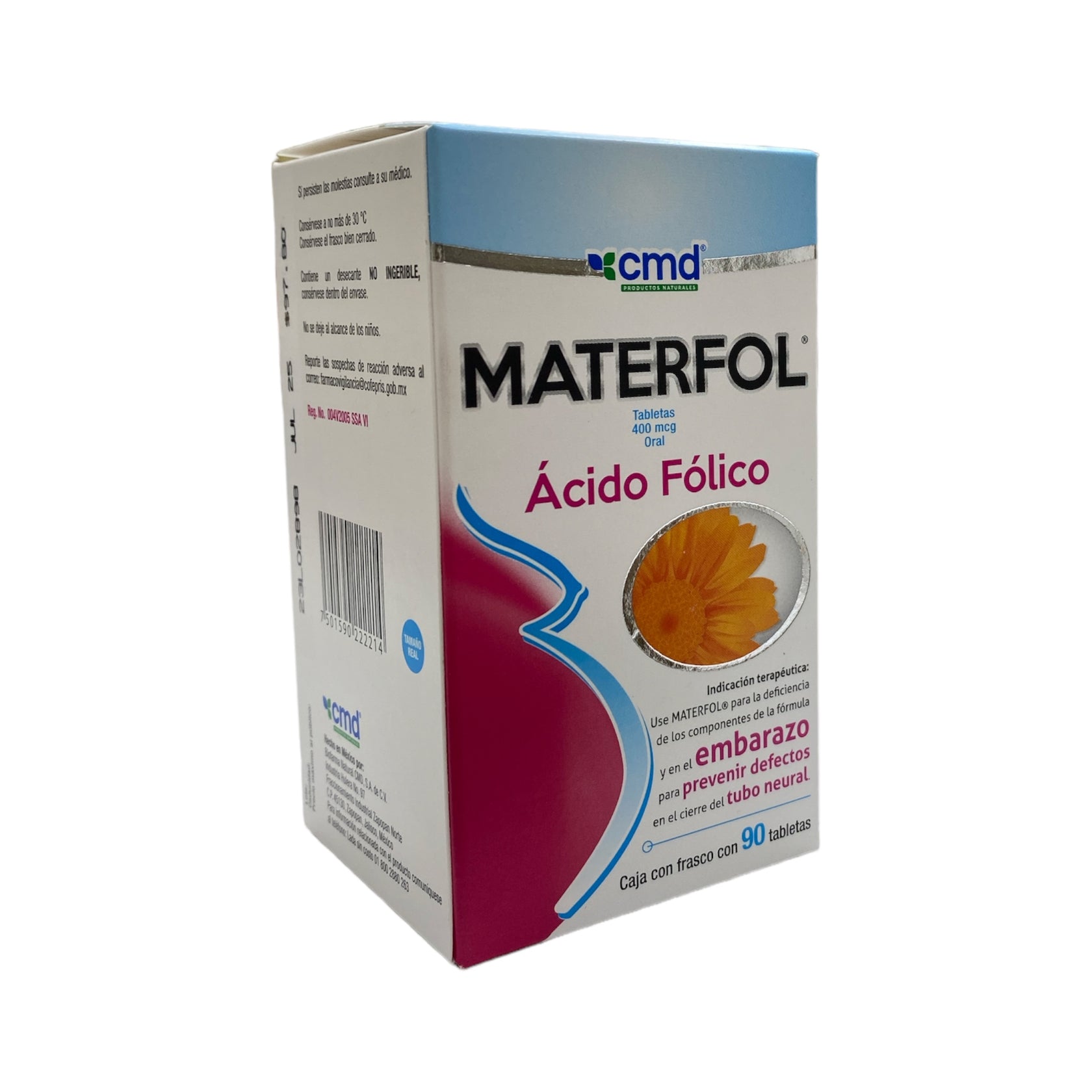 Materfol Folic Acid 90 tablets CMD