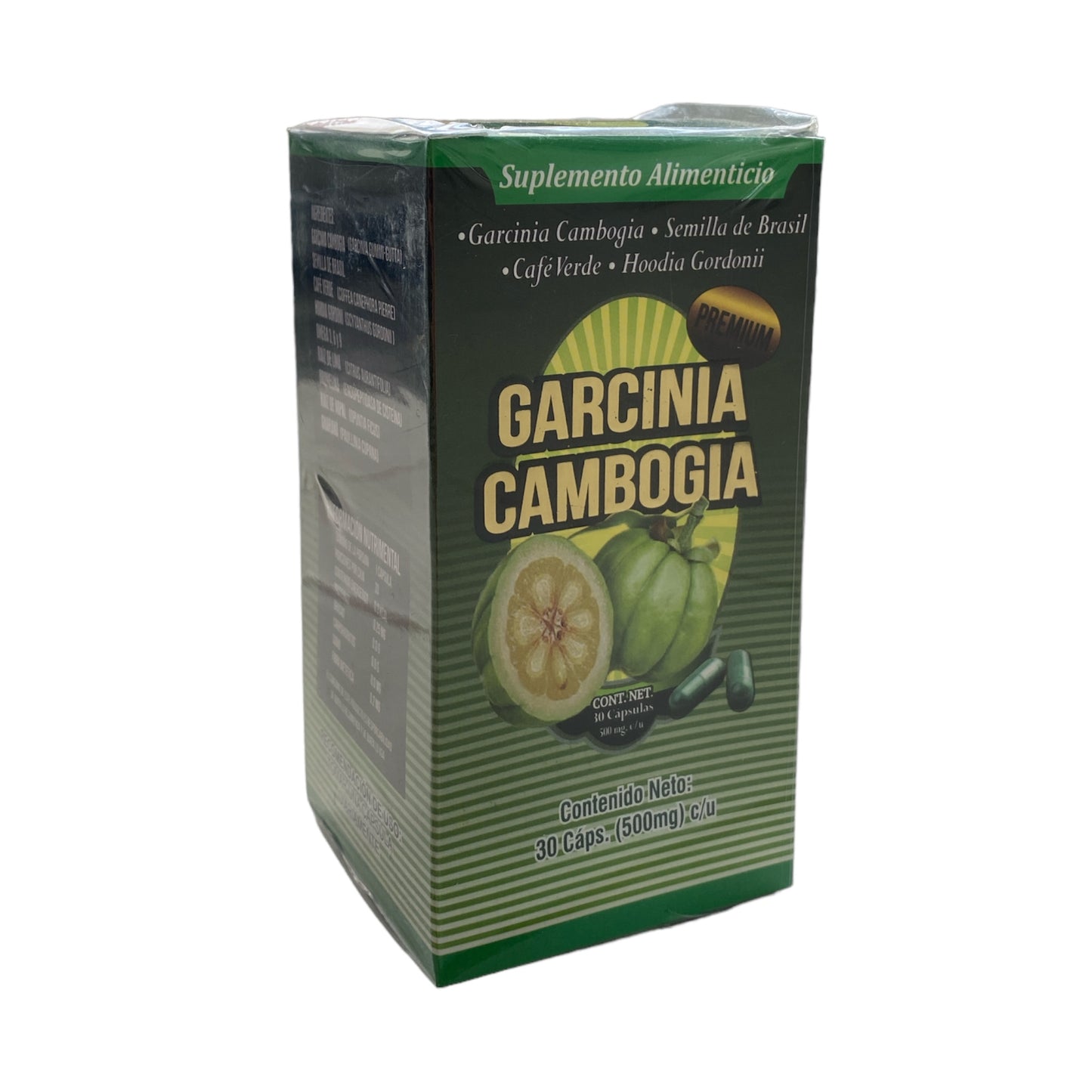 CAP GARCINIA CAMBOGIA  PREMIUM C/ 30 NATURALS HERBS