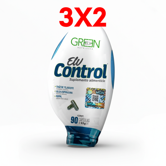 CAP ELV CONTROL C/90 GREEN ELV NUTRITION