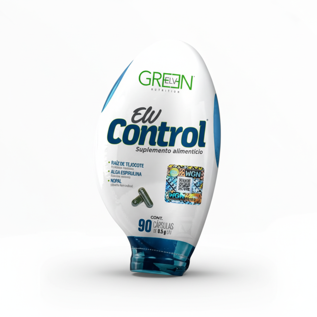 CAP ELV CONTROL C/90 GREEN ELV NUTRITION