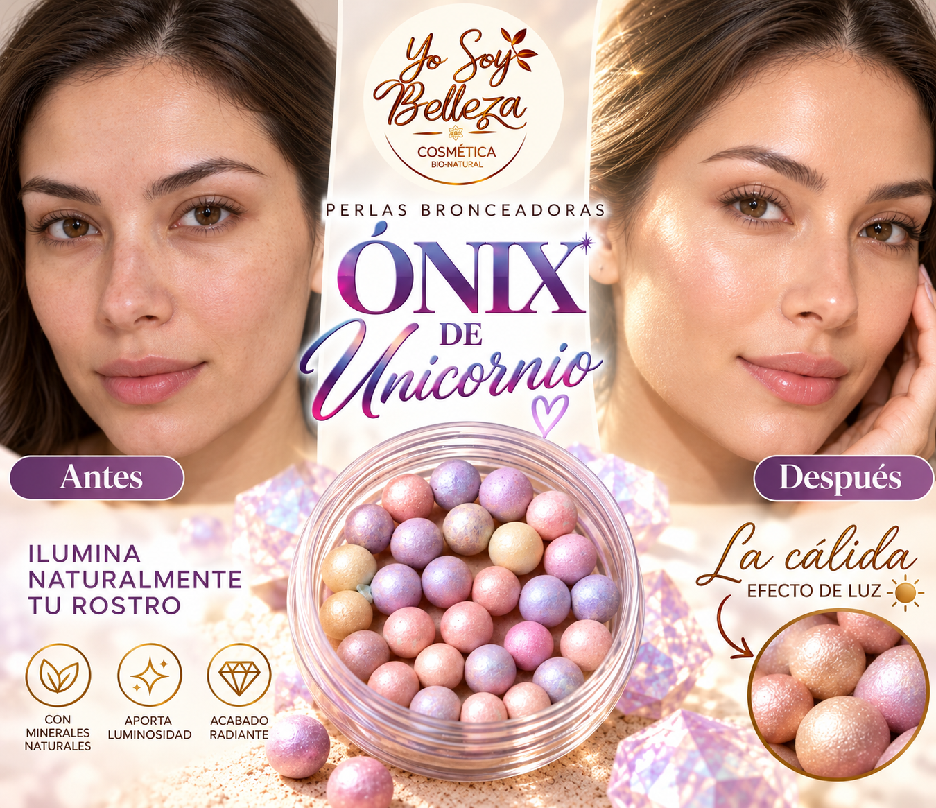 Perlas Iluminadoras tono : Onix