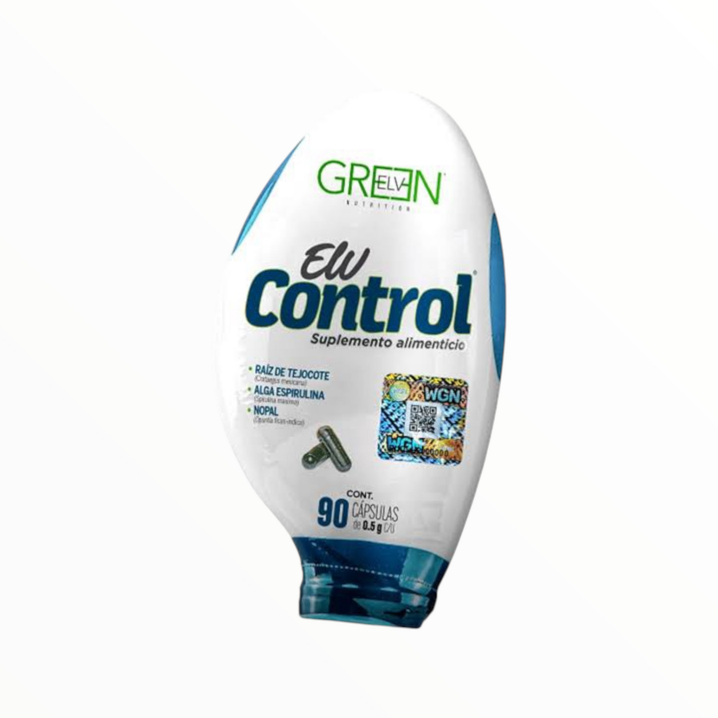 CAP ELV CONTROL C/90 GREEN ELV NUTRITION