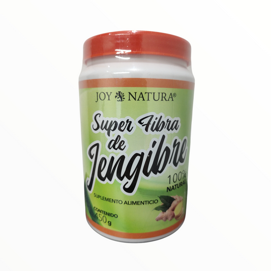 FIBRA CHUPA GRASA o SUPER FIBRA DE JENGIBRE 100% NATURAL C/ 450 GR JOY NATURA