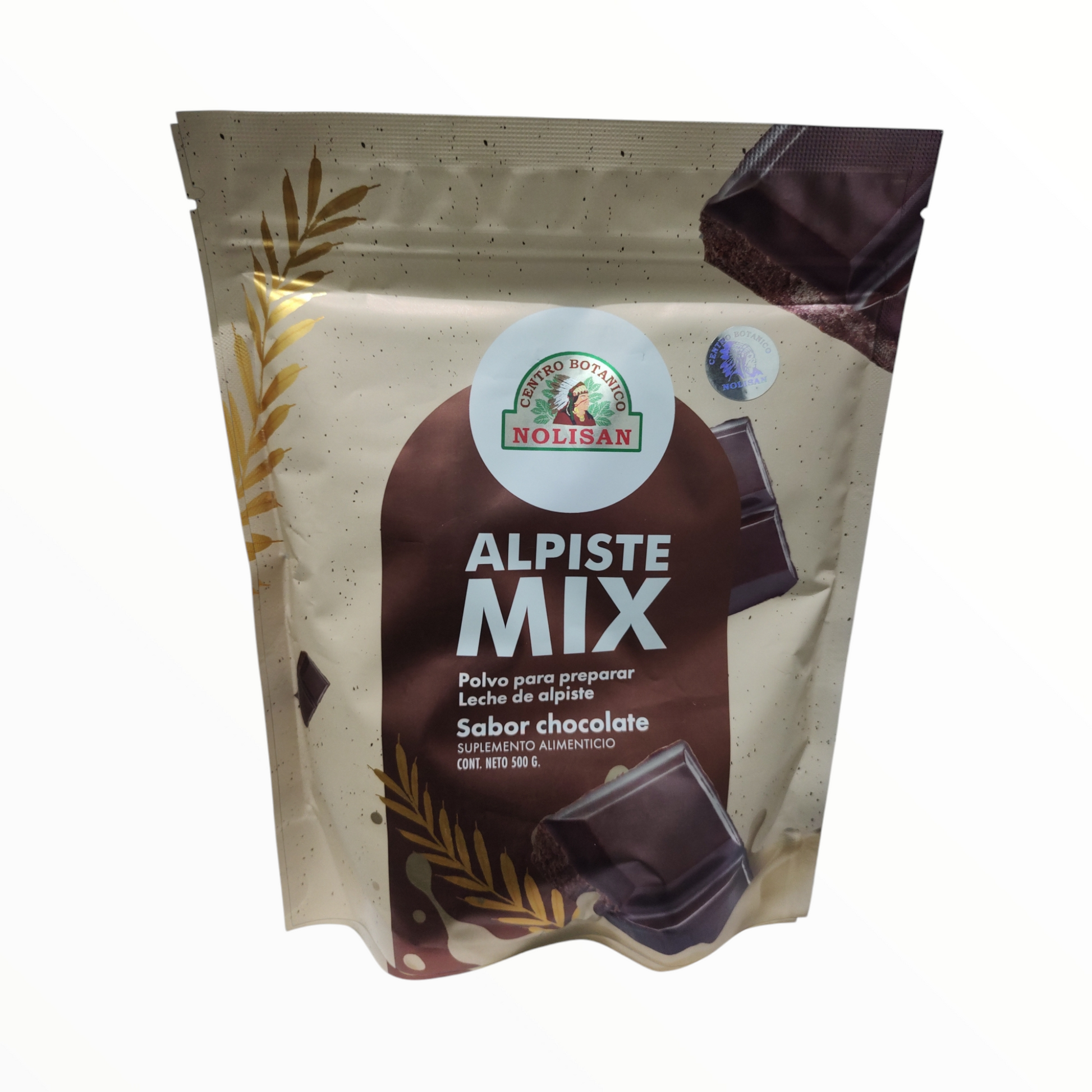 Alpiste Mix en Polvo Sabor Chocolate 500 g Nolisan