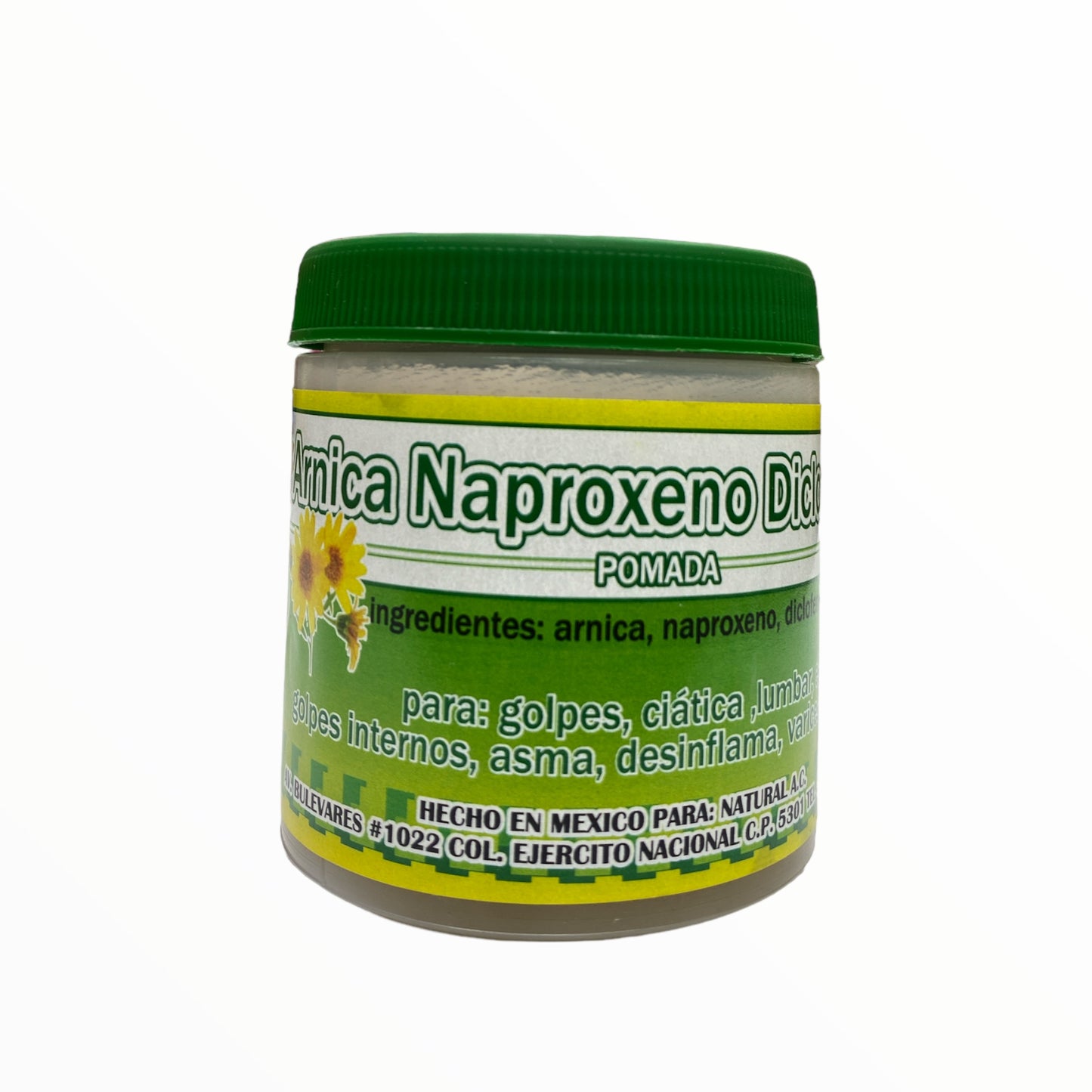 Pomada Árnica con Naproxeno y Diclofenaco 250 g C.A. Natural