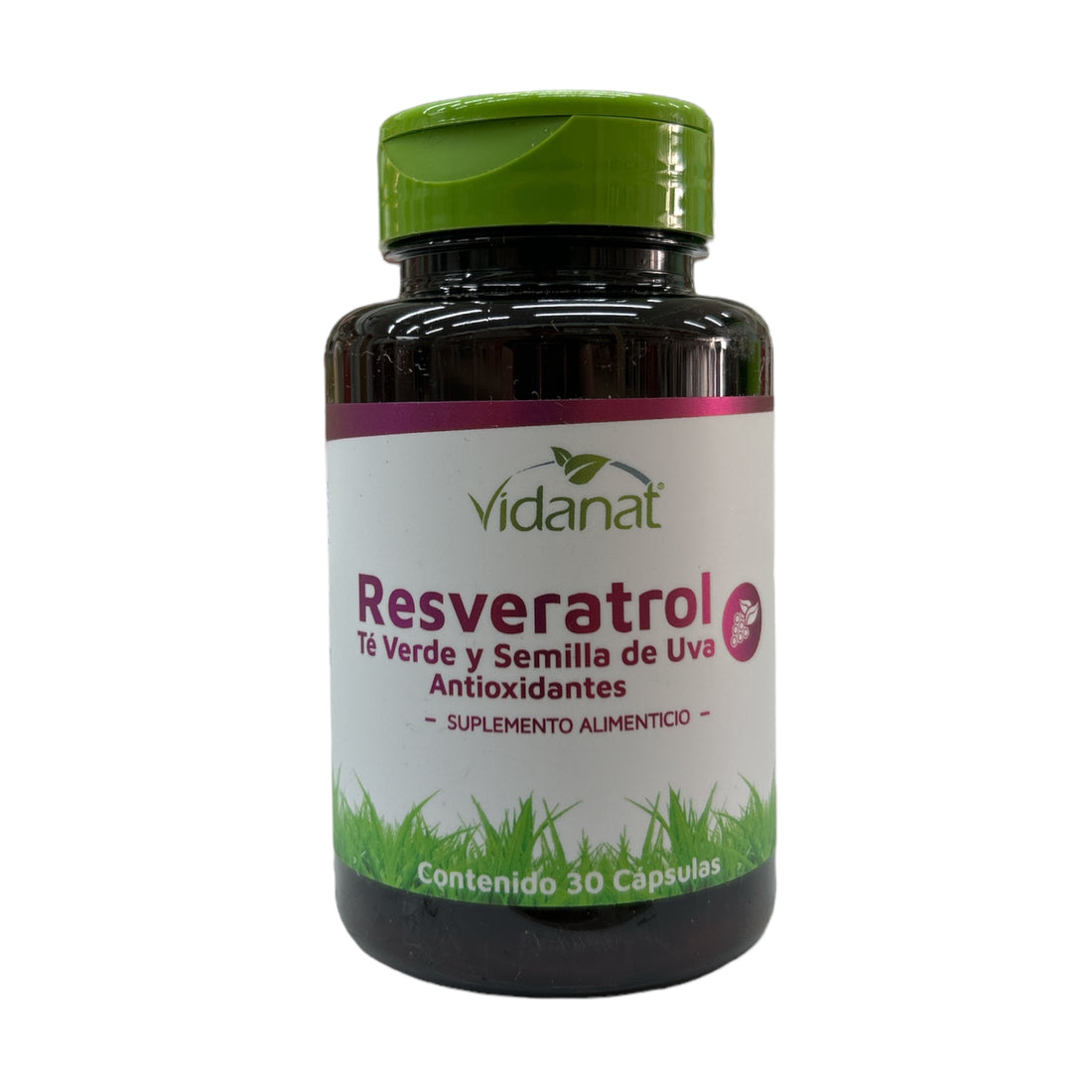 Resveratrol, Té Verde y Semilla de Uva 30 cápsulas