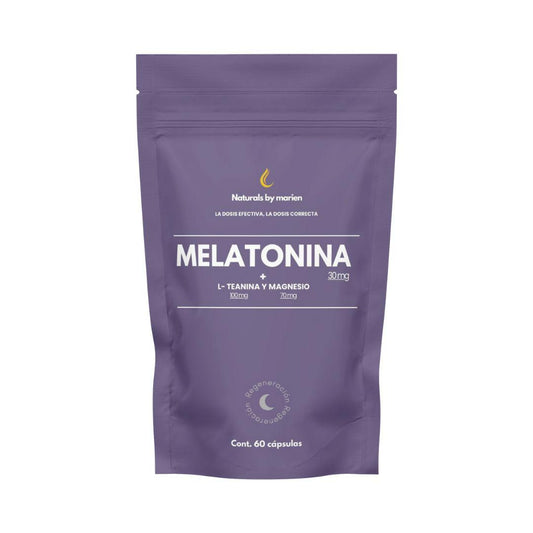 Melatonina (+ L-Teanina y Magnesio) 60 cápsulas