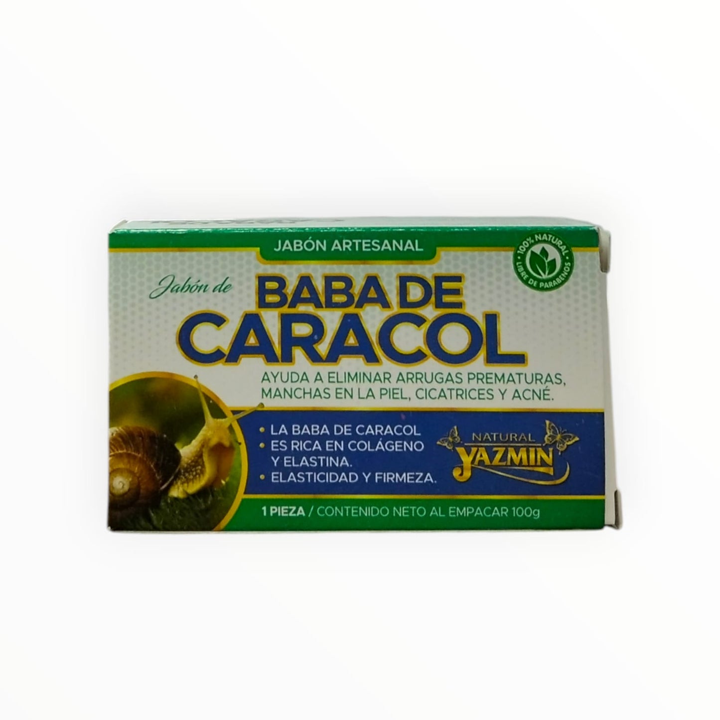 JABON DE BABA DE CARACOL 100 GR JAZMIN