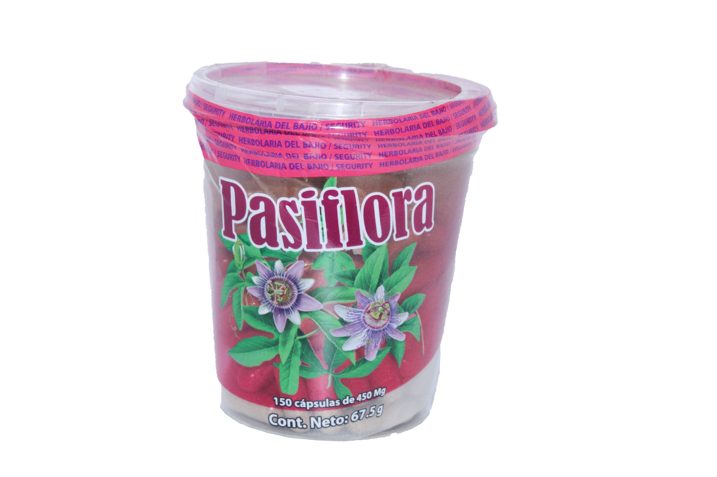 Pasiflora 150 cápsulas Del Bajío