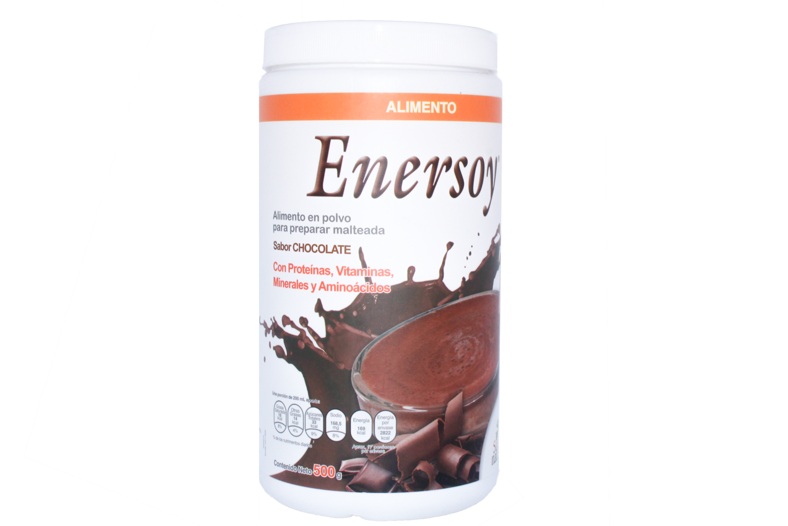 Enersoy Malteada de Chocolate 500 g Salud Natural