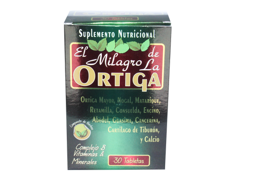 El Milagro de la Ortiga 30 tabletas RN