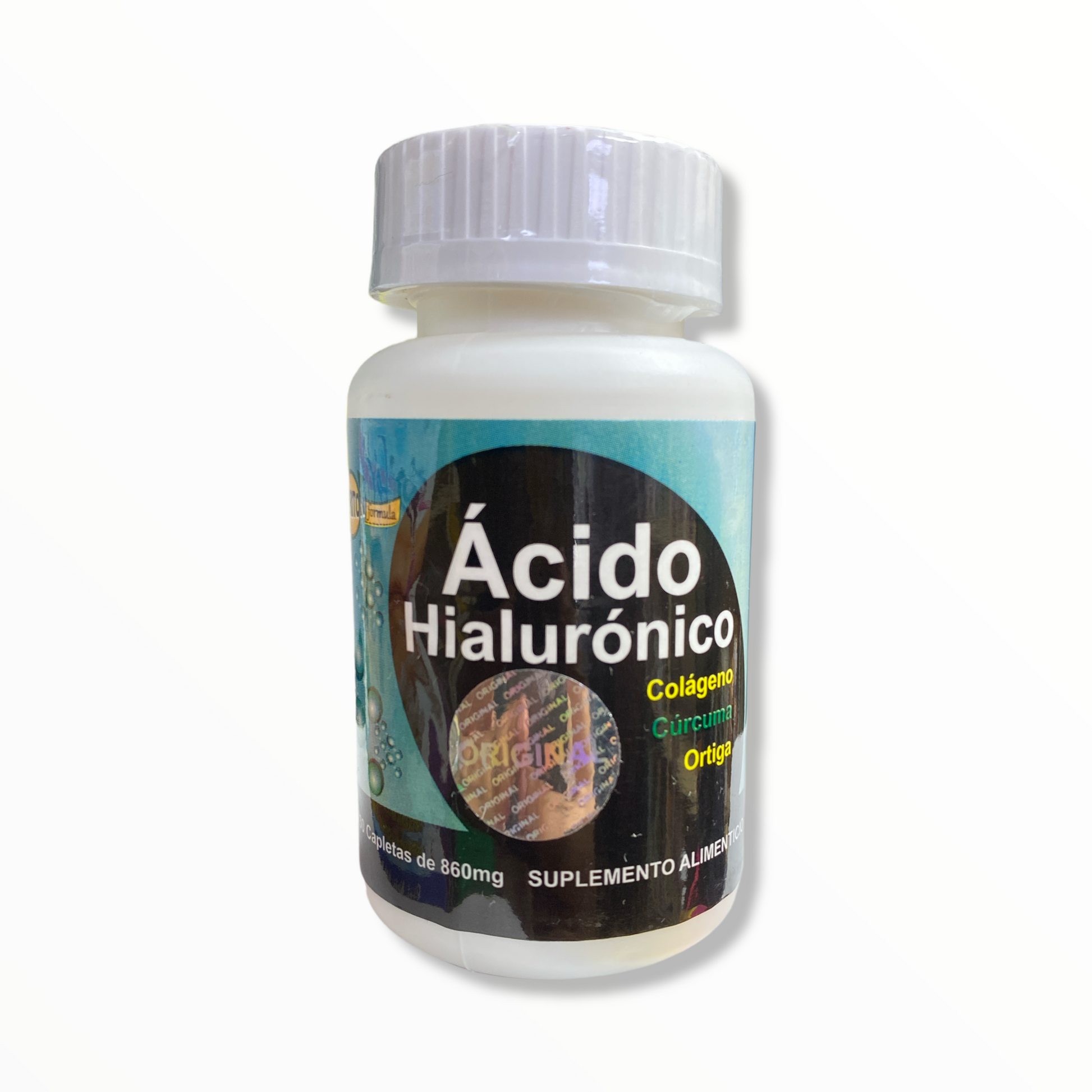 ácido hialurónico turqueza colágeno cúrcuma ortiga 30 cápsulas