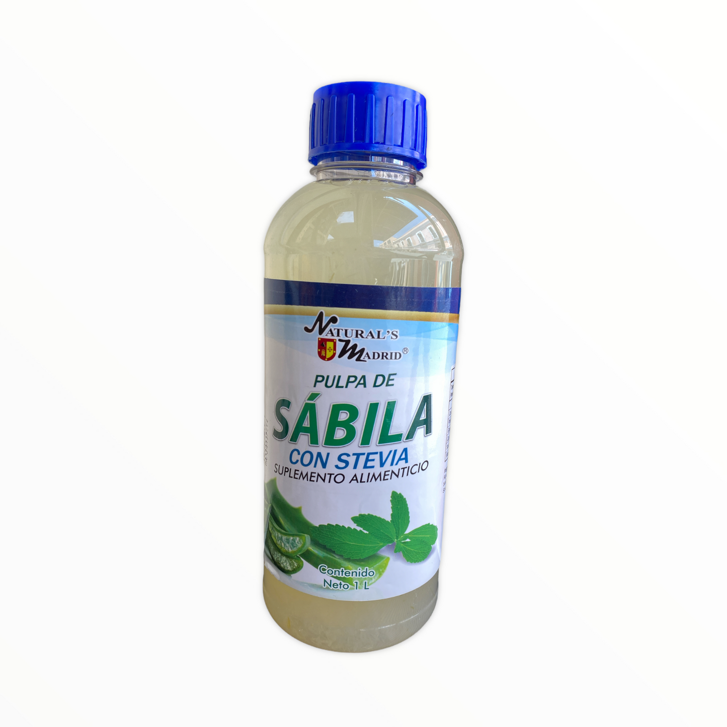 BEBIDA PULPA DE SABILA Y STEVIA 1LT NATURALS MADRID