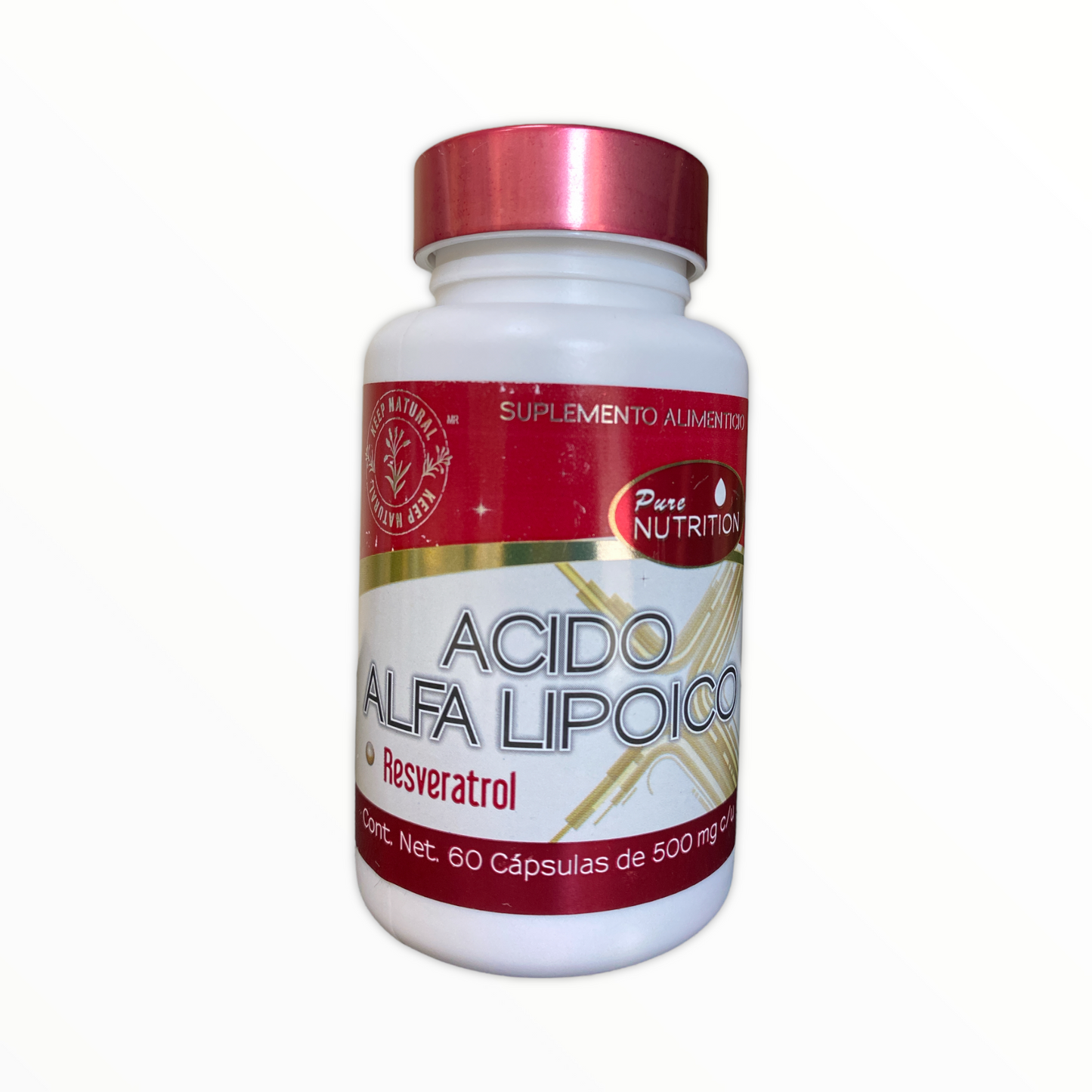 Ácido Alfa Lipoico con Resveratrol 60 cápsulas Keep Natural