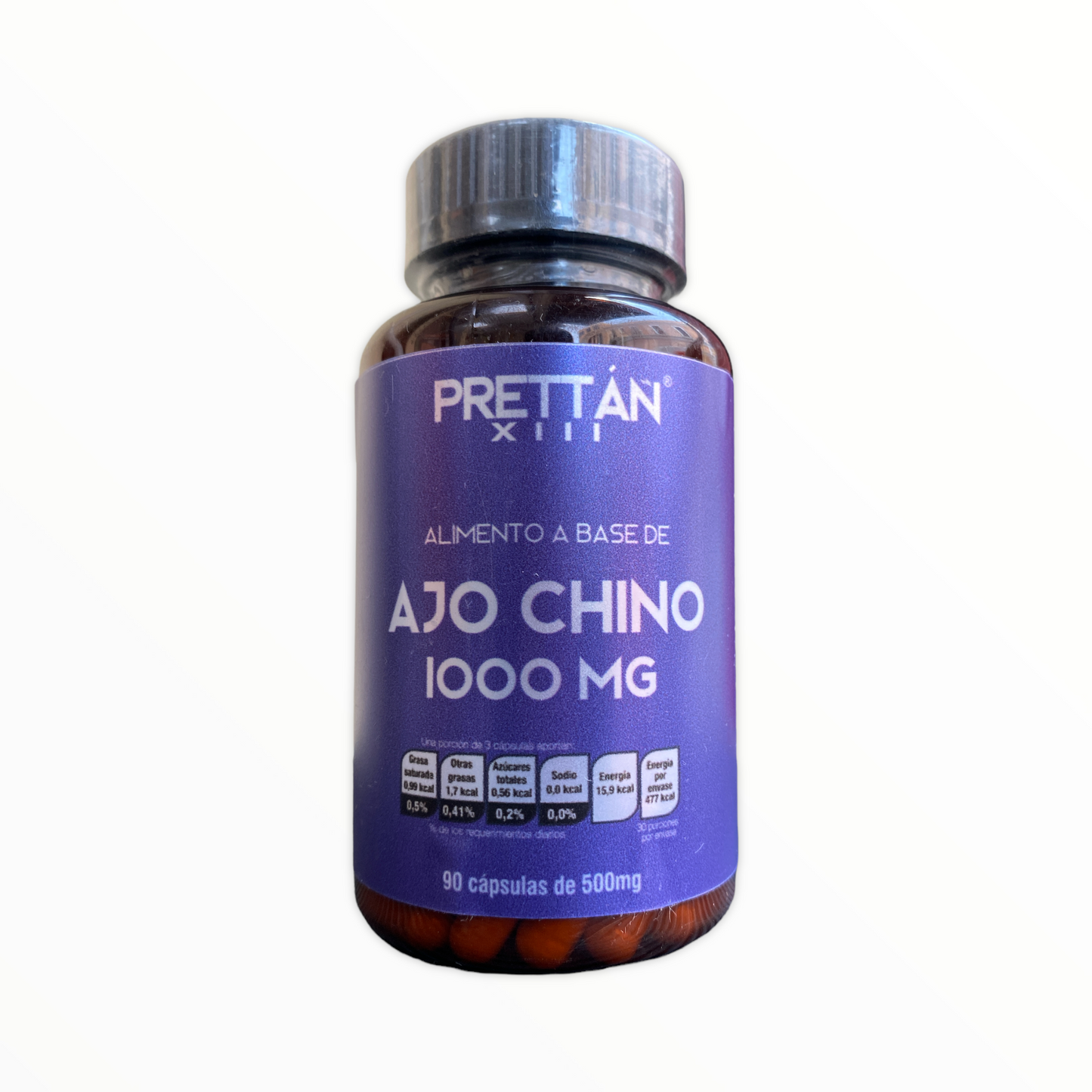Ajo Chino Prettan 1000 mg (90 cápsulas)