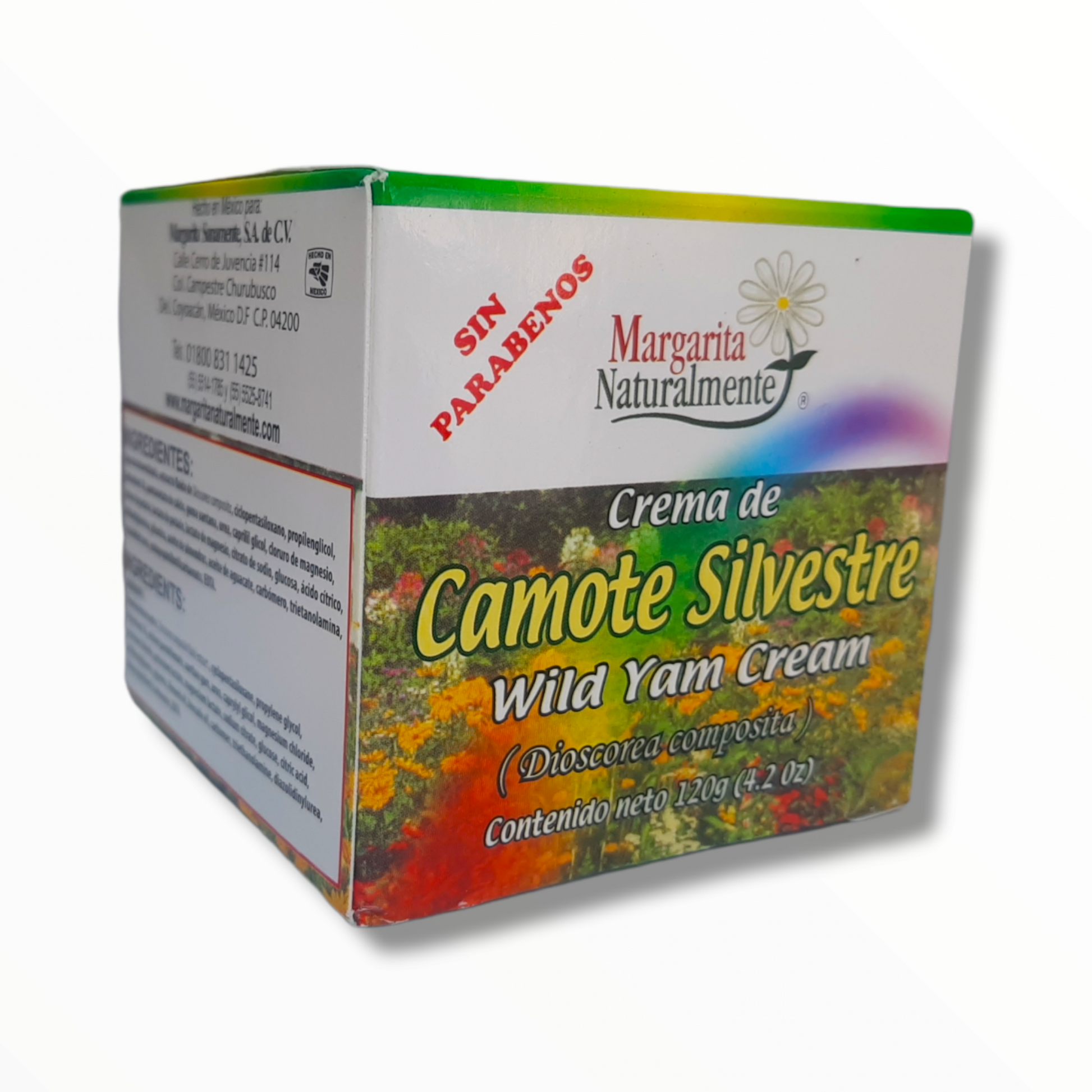 Crema Camote Silvestre 120g Margarita Naturalmente