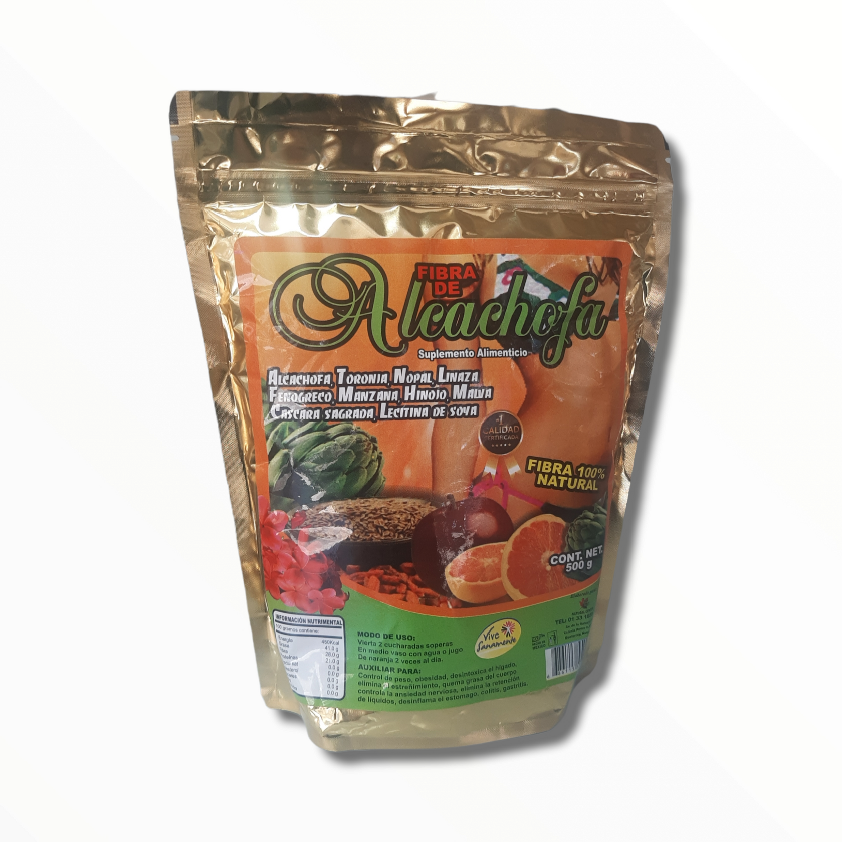 Artichoke Fiber 500 g Live Healthy