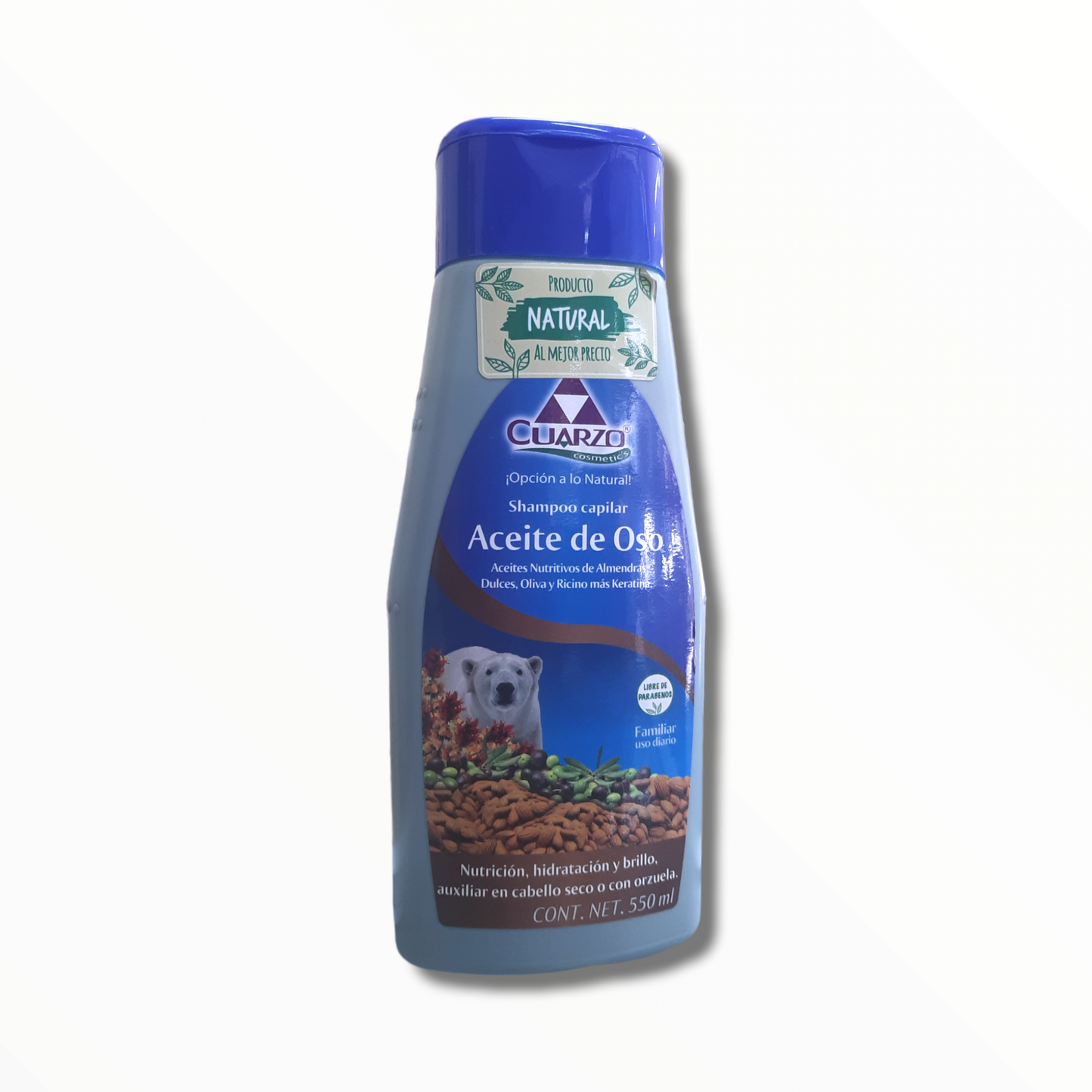 Shampoo Aceite de Oso 550 ml Cuarzo