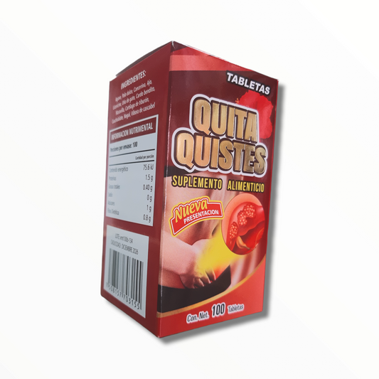 quita quistes suplemento alimenticio 100 tabletas the king