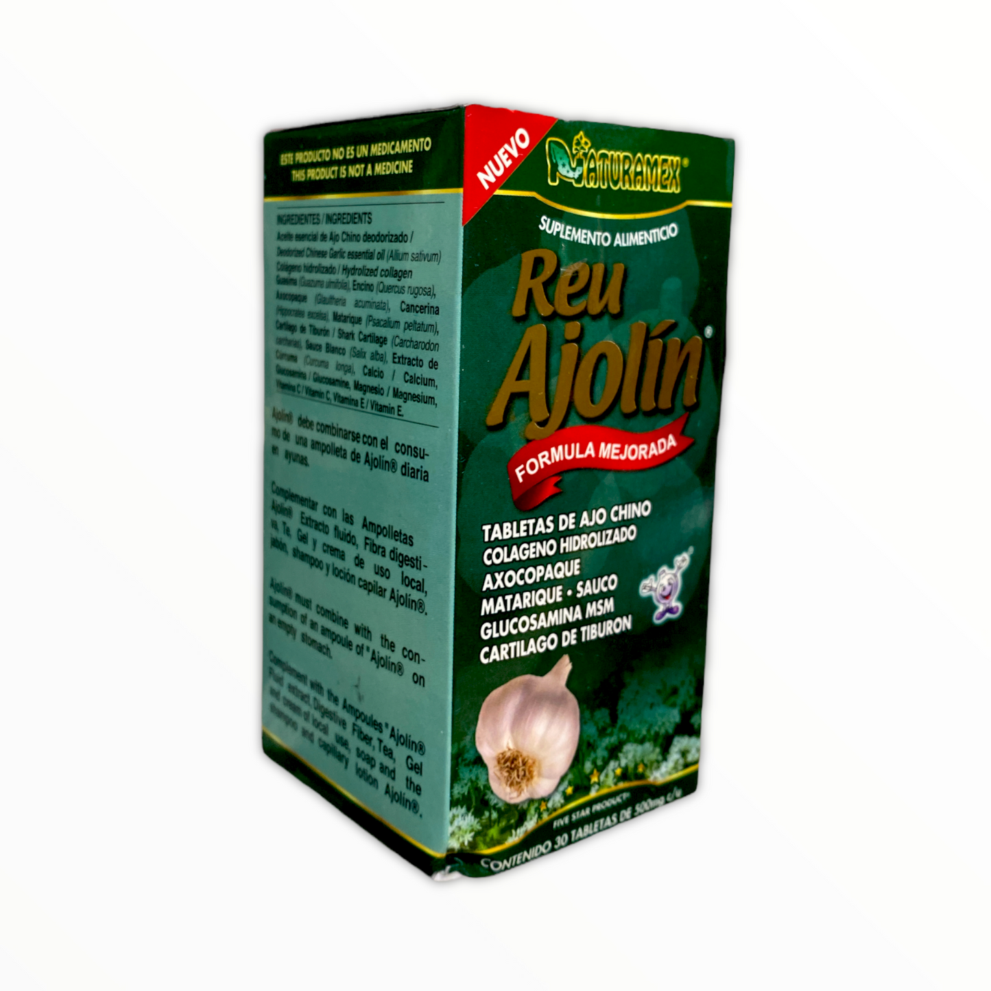 TAB REU AJOLIN C/30 NATURAMEX