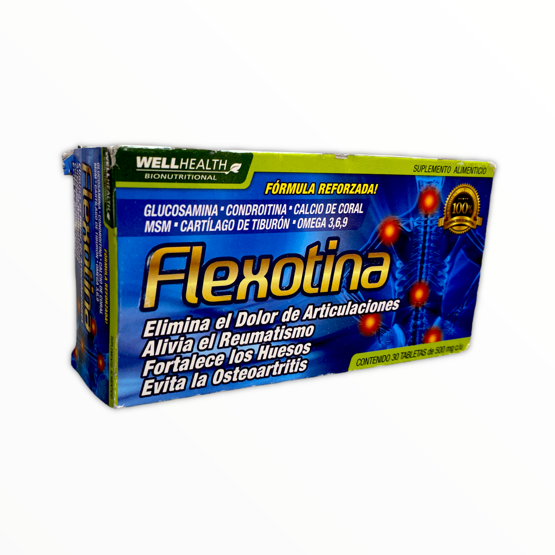 Flexotina 30 tabletas Well Health