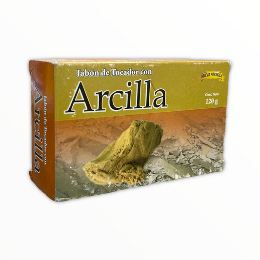 JABON ARCILLA  C/120 GRS  AZTECA