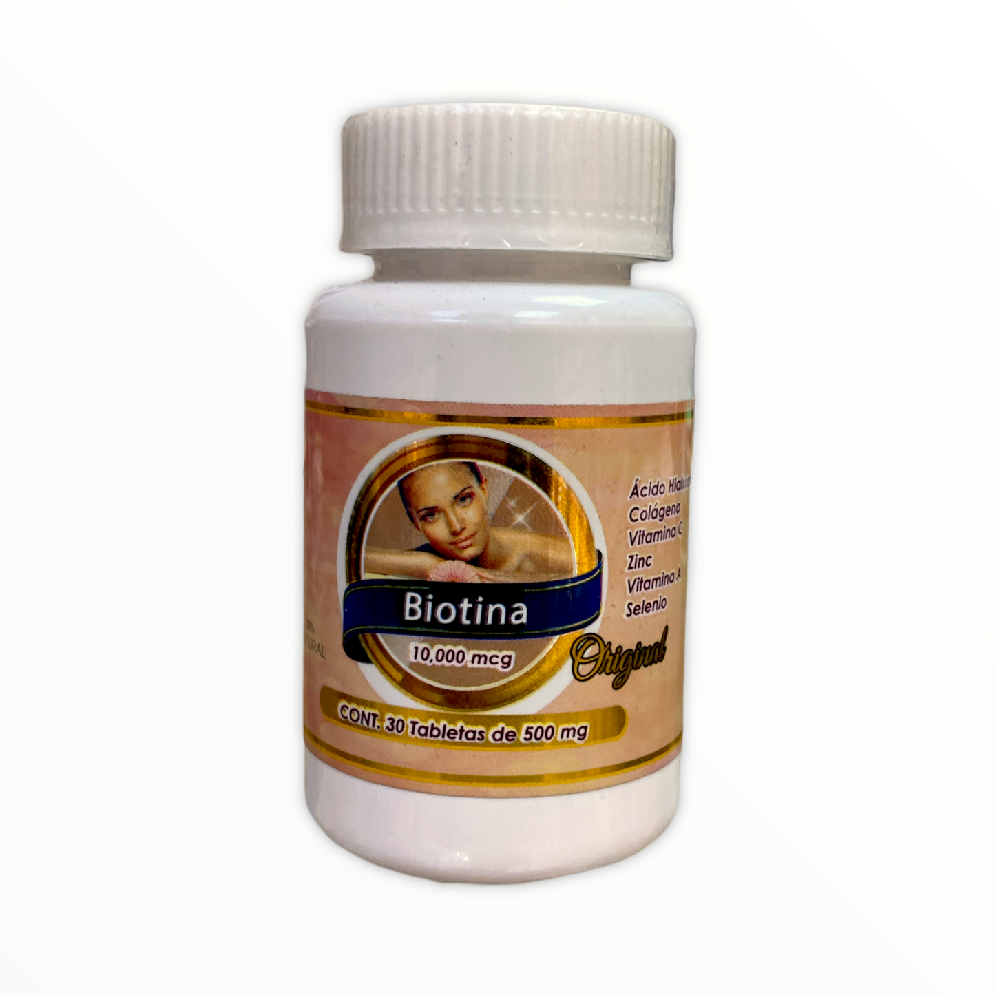 Biotina 10,000 mcg 30 tabletas Evolución Natural