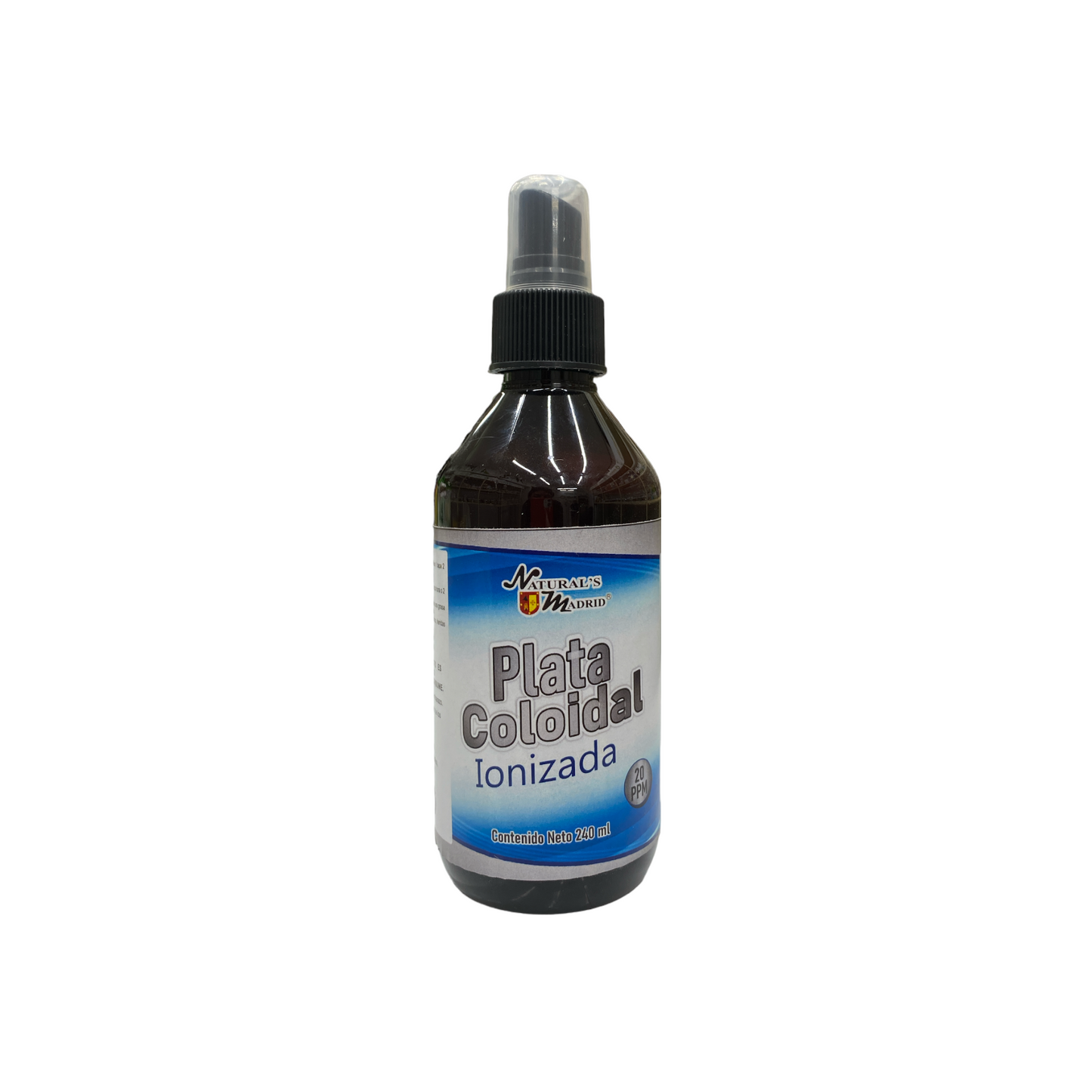 Plata Coloidal Ionizada 240 ml Natural's Madrid