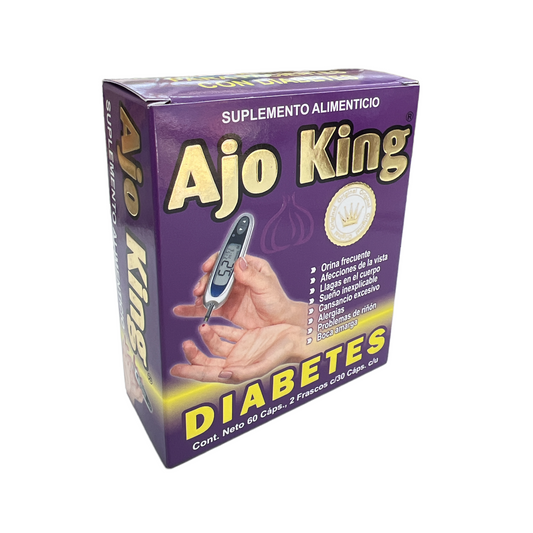 Diabetes 60 cápsulas Ajo King