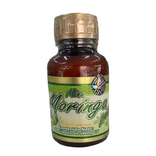 minn moringa suplemento alimenticio 60 cápsulas 500 mg