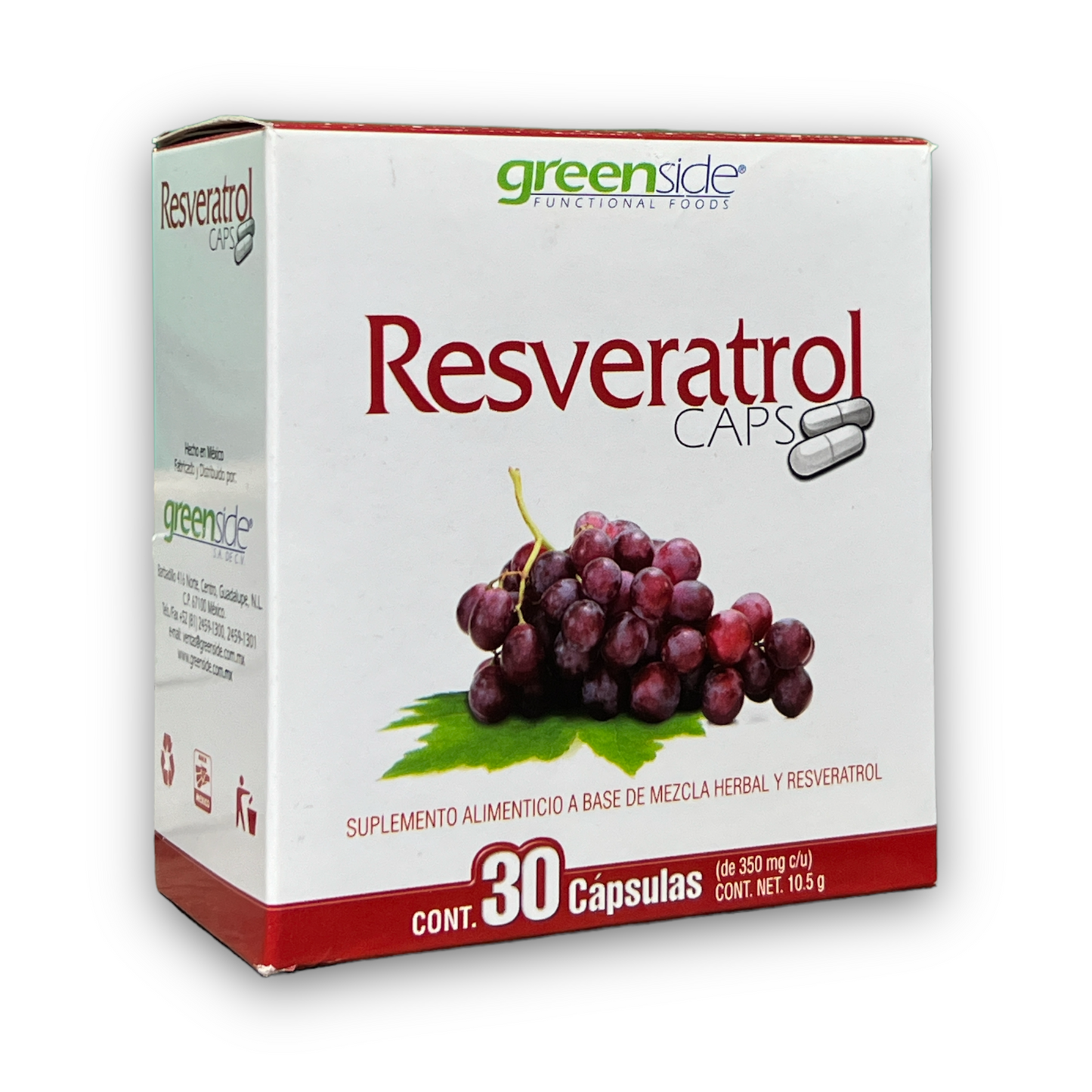 CAP RESVERATROL C/ 30 GREENSIDE