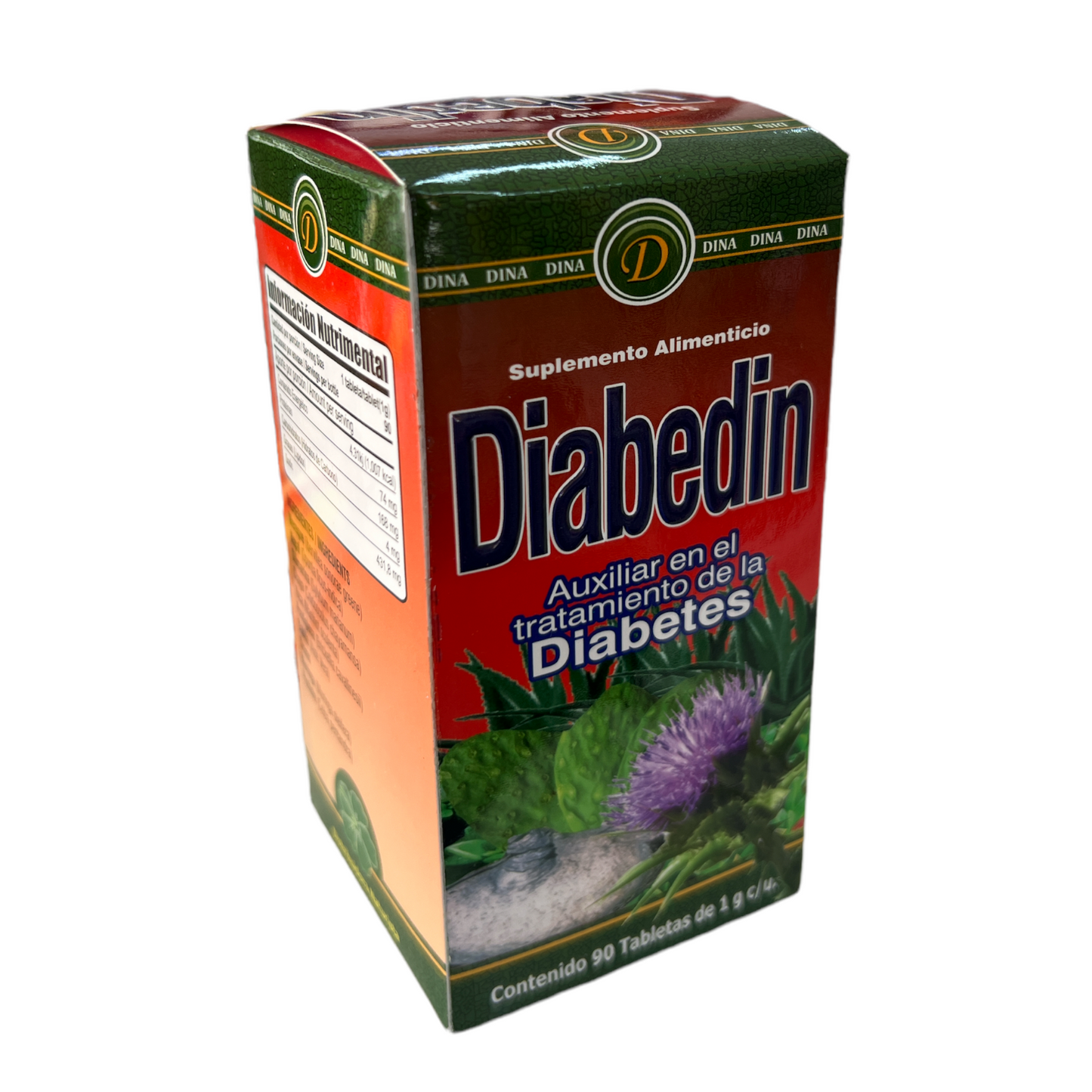 diabedin suplemento alimenticio 90 tabletas 1 g dina