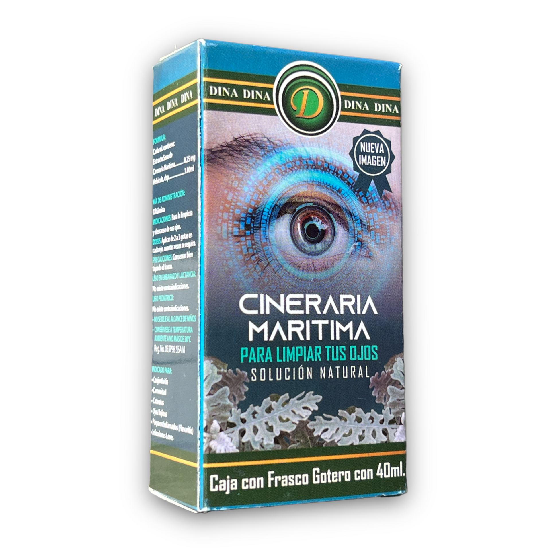 GOTAS CINERARIA MARITIMA C/40 ML DINA