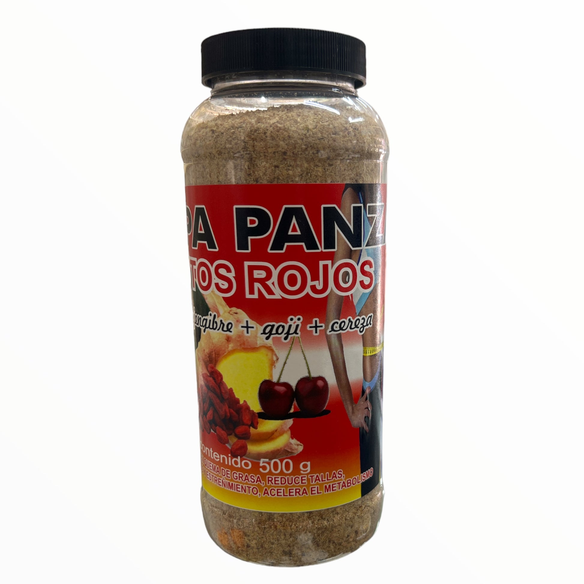 Fibra Chupa Panza Jengibre + Cúrcuma + Frutos Rojos 500 g