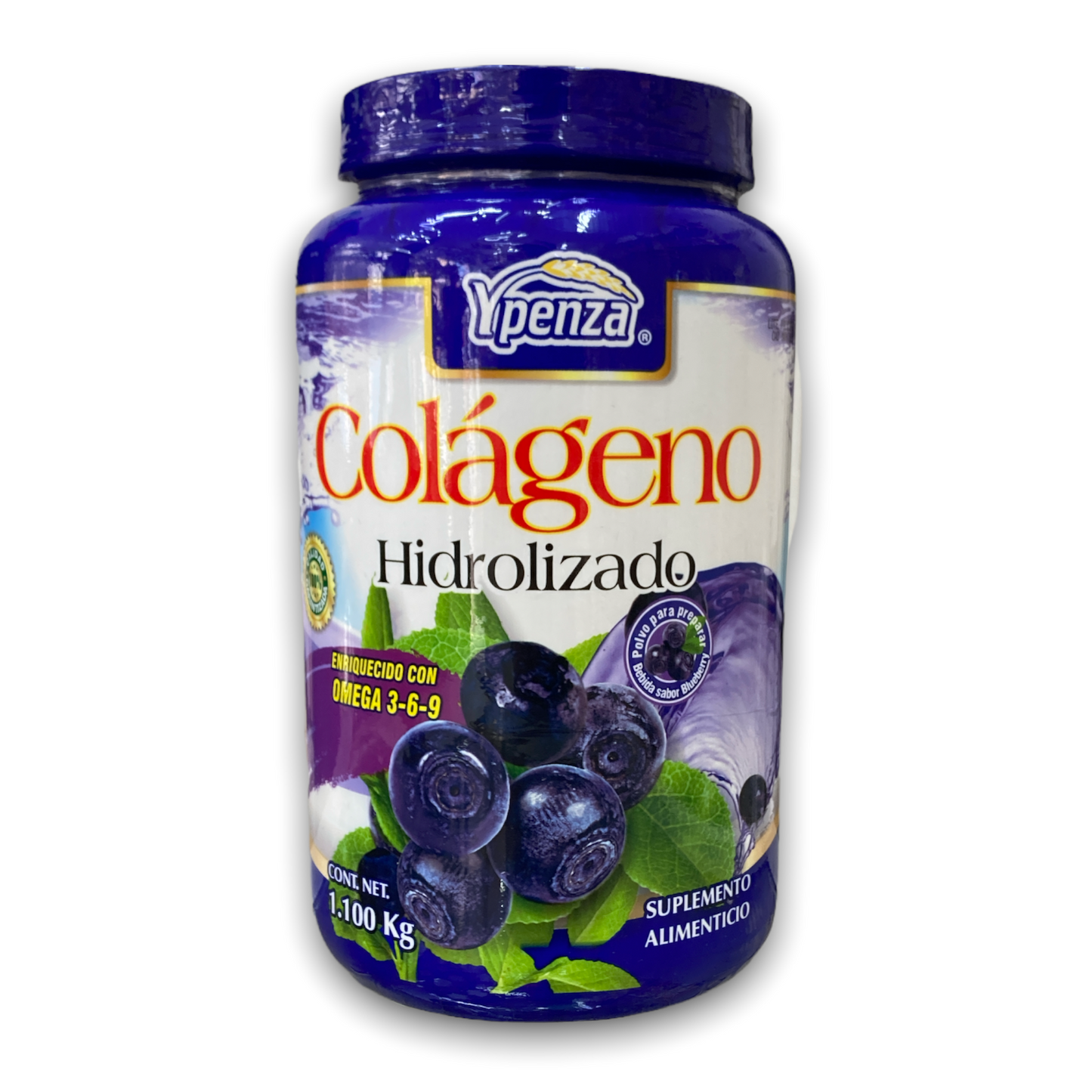 Colágeno Hidrolizado Blueberry 1.1 kg Ypenza
