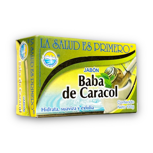 JABON BABA DE CARACOL 100 GR LA SALUD ES PRIMERO