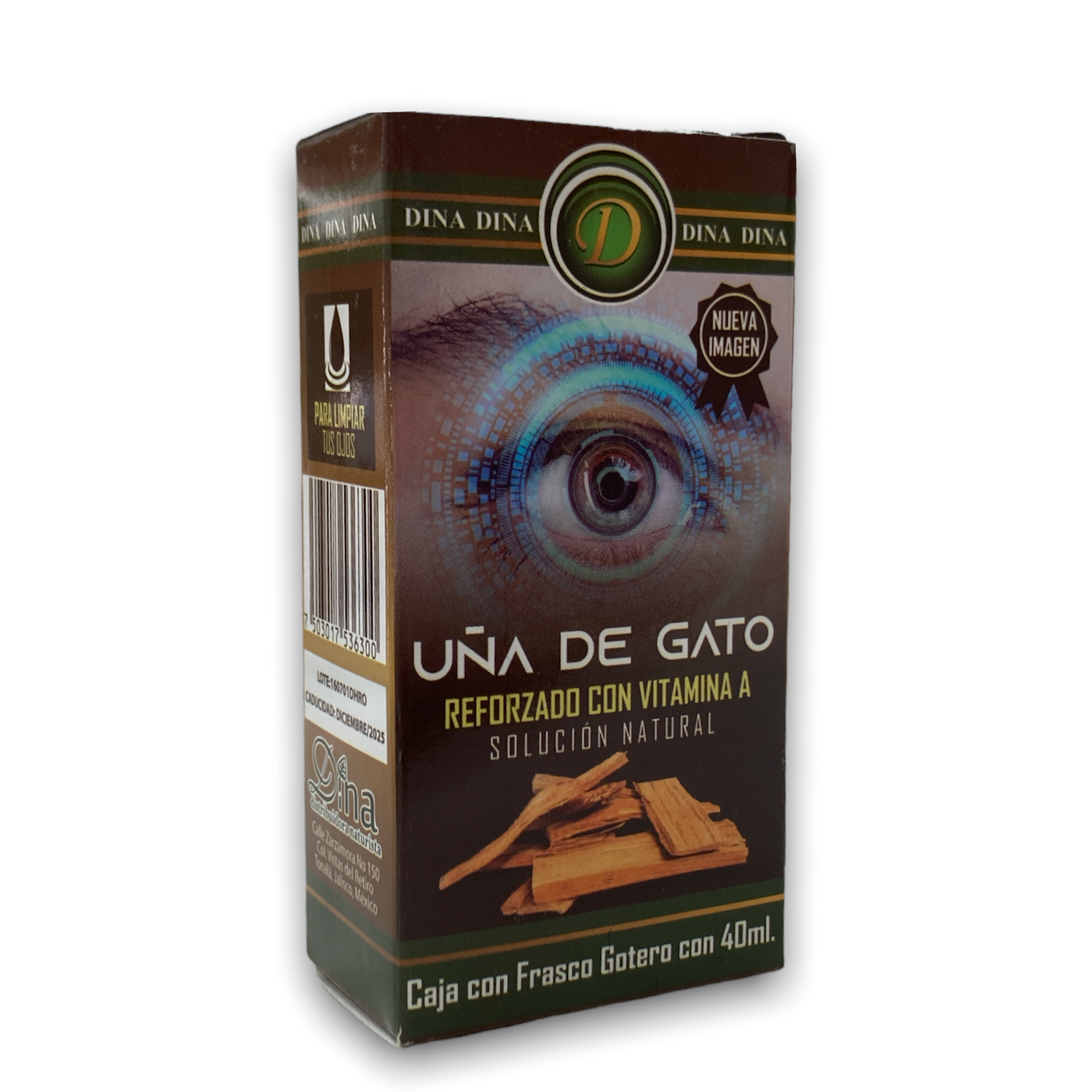 GOTAS UÑA DE GATO C/40 ML DINA