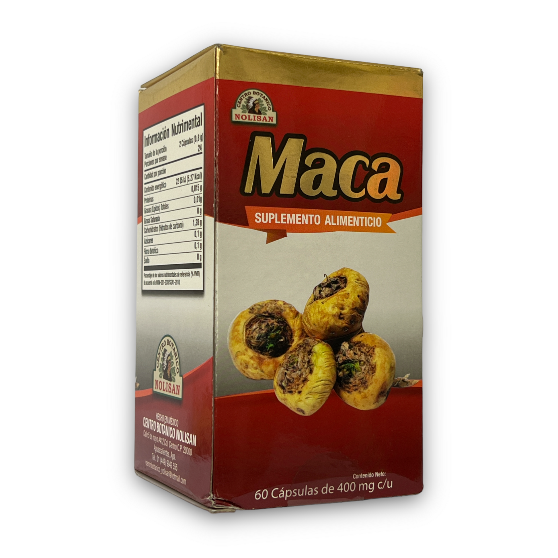 Maca 60 cápsulas Nolisan