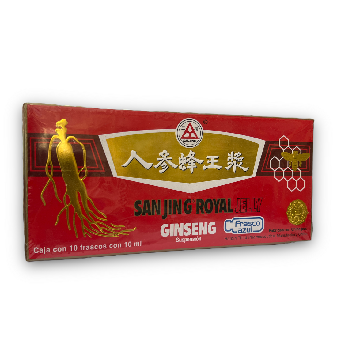 Ginseng Royal Jelly 10 ampolletas Sanjing