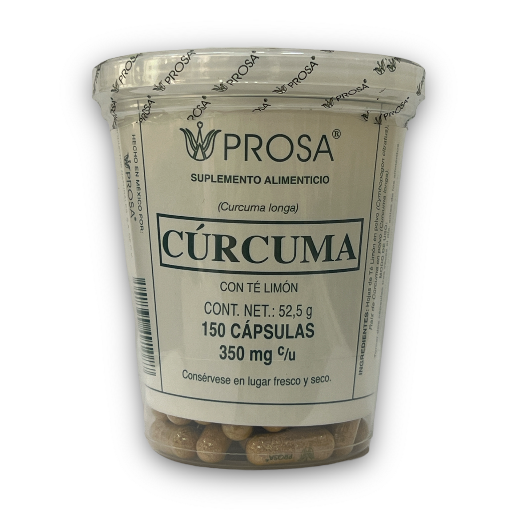 Cúrcuma 150 cápsulas Prosa
