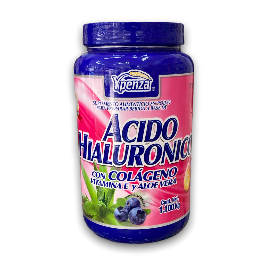 Polvo Ácido Hialurónico con Colágeno 1.1 kg Ypenza