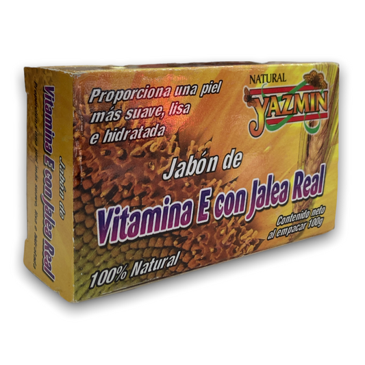 JABON VITAMINA E C/JALEA REAL C/100 GRS YAZMIN