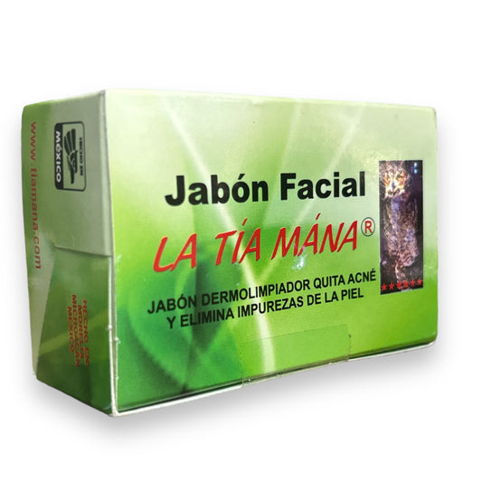 Jabón Facial La Tía Mana Dermolimpiador 120 g