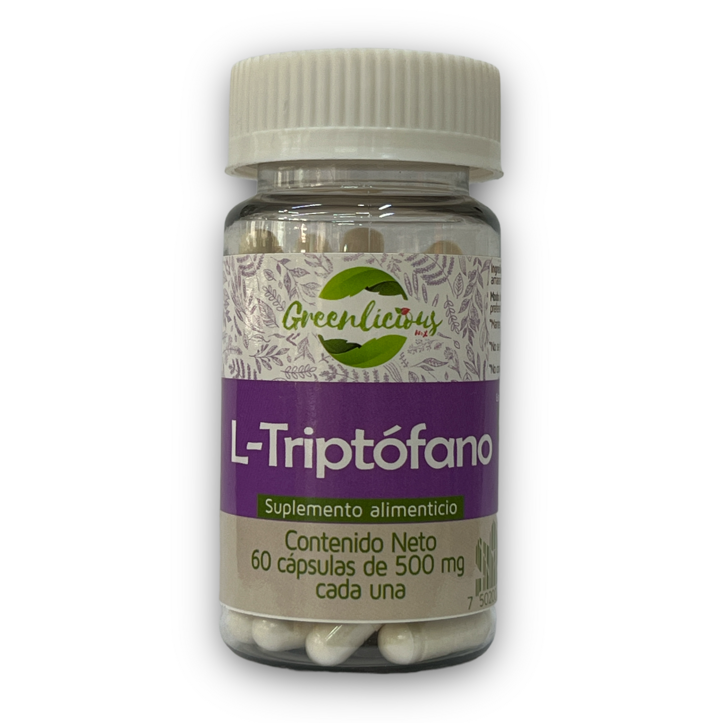 L-Triptófano 60 cápsulas Greenlicious