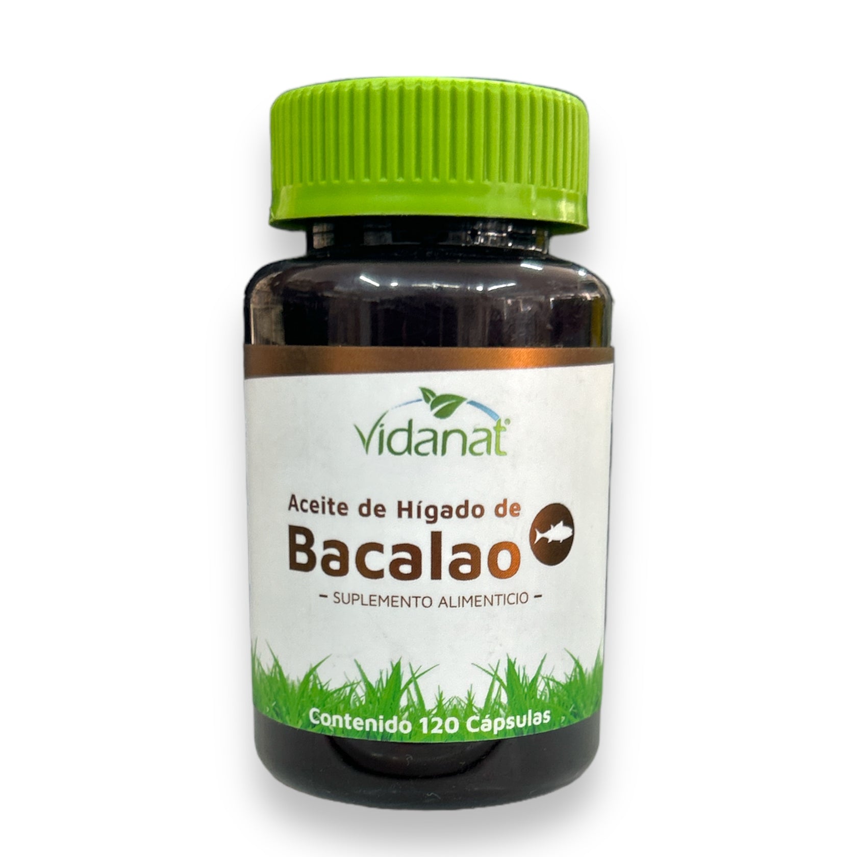 Aceite de hígado de bacalao Vidanat 120 cápsulas